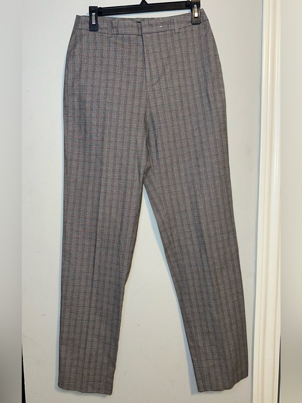 Dockers Gray Plaid Dress Pants - Classic Straight Fit